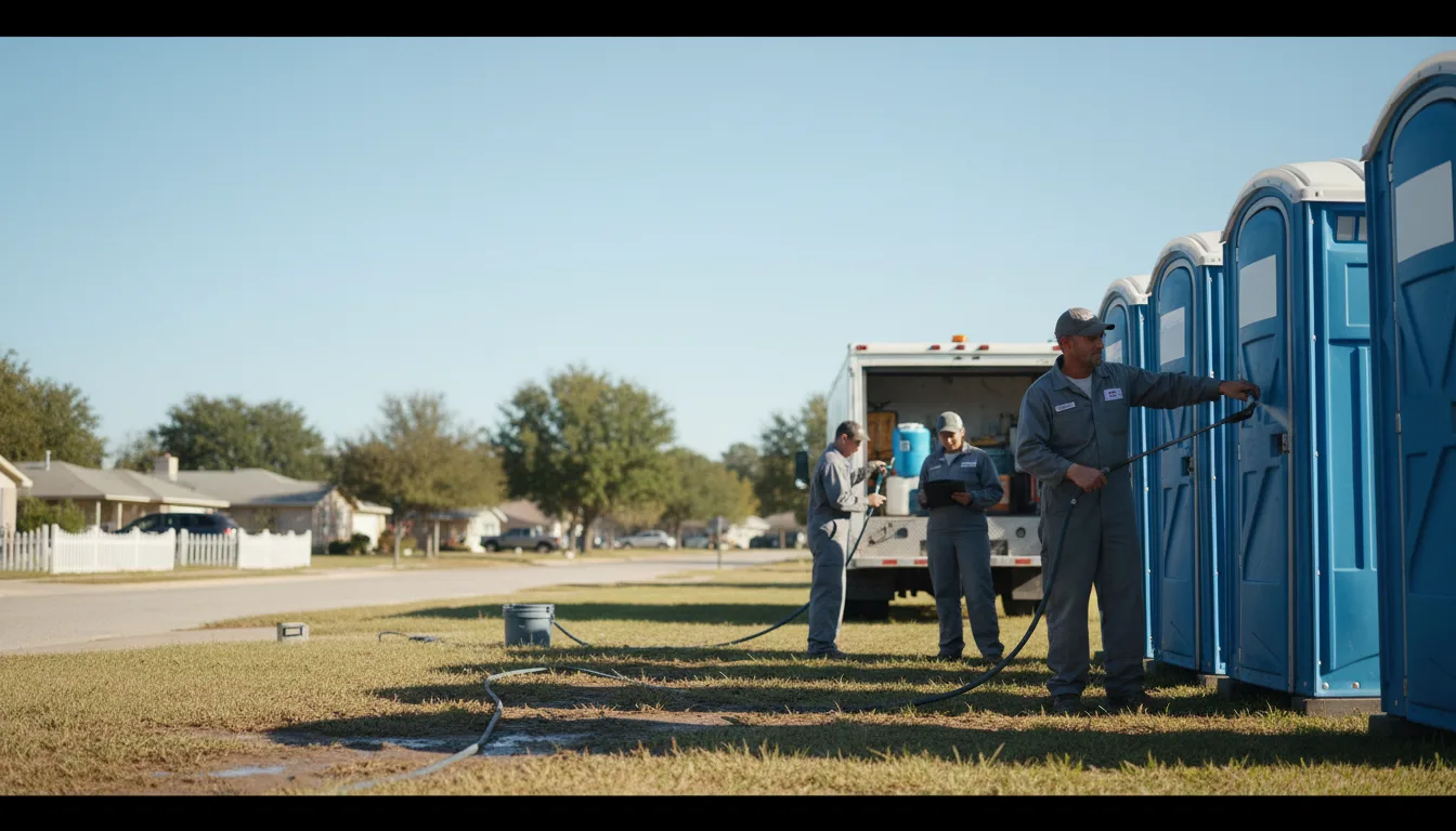 Long-Term Portable Toilet Rental in Gardendale, TX near me
